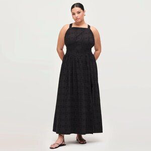 The Eyelet Addie Dress | Black Eyelet
